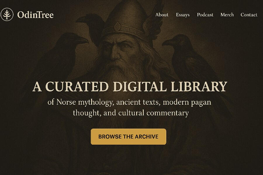 Odin Tree Landing Page