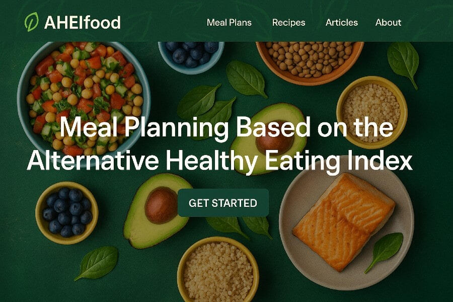 AHEI Food Landing Page