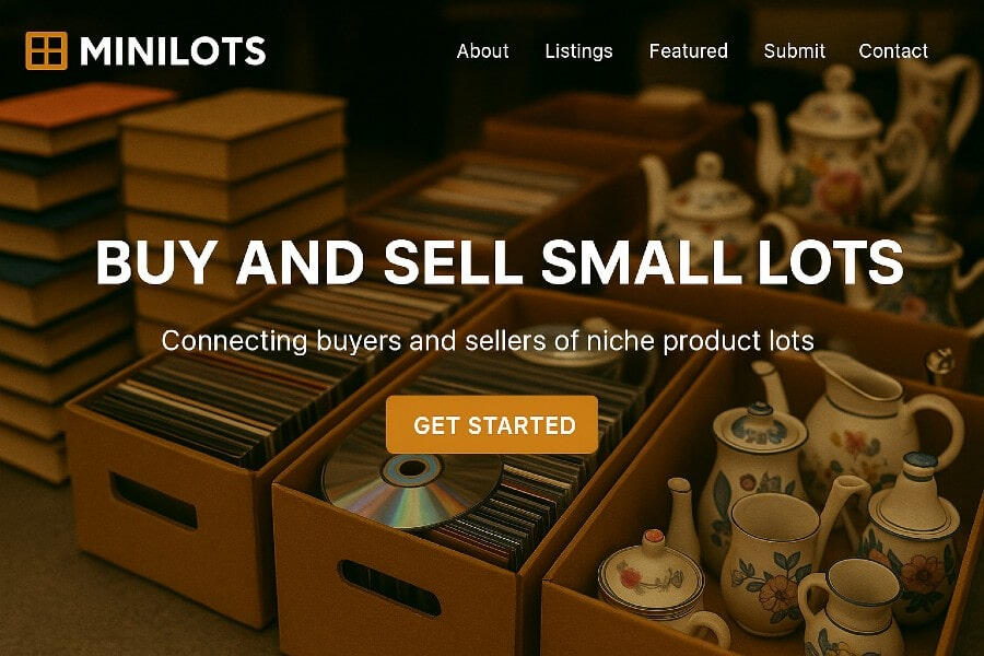 Mini Lots Landing Page